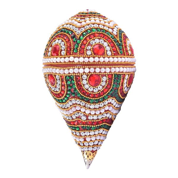 Kundan Decorated Coconut Box