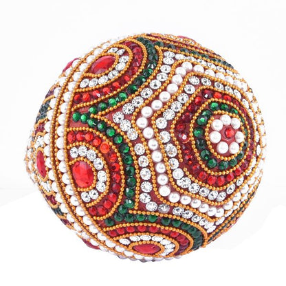 Kundan Decorated Coconut Box