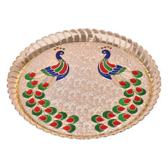 Mayur Thali Round Medium