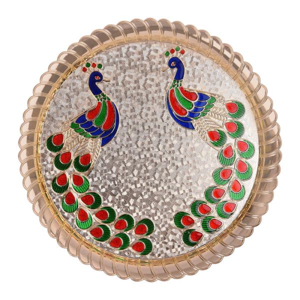 Mayur Thali Round Medium