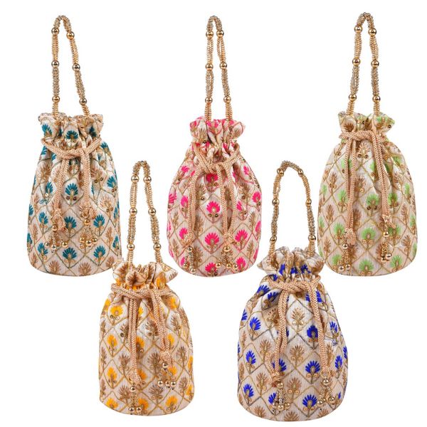 Potli Bag-Beaded Embroidery
