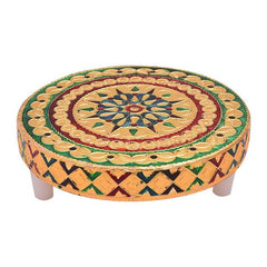 Round Mina Chowki 4"