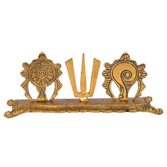 Tirupati Balaji Shanku chakra Stand Metal