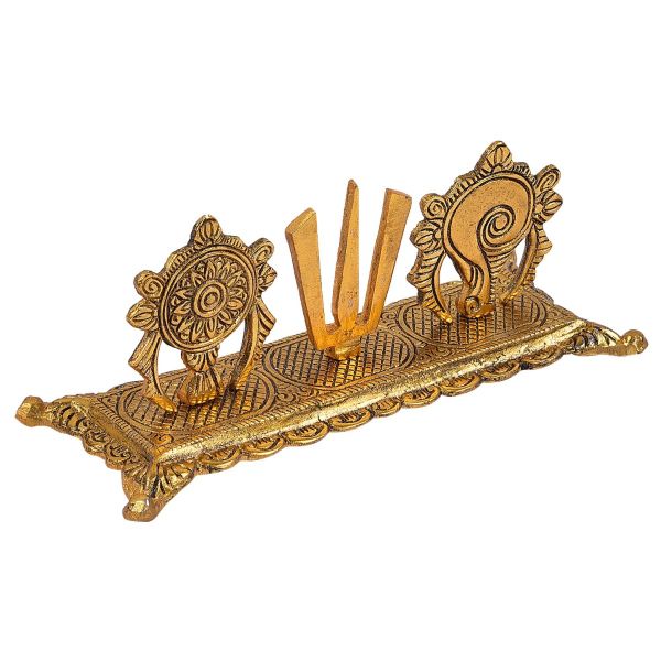 Tirupati Balaji Shanku chakra Stand Metal