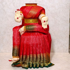 Varamahalakshmi Doll Jumbo 18 Inch(Random Colours)