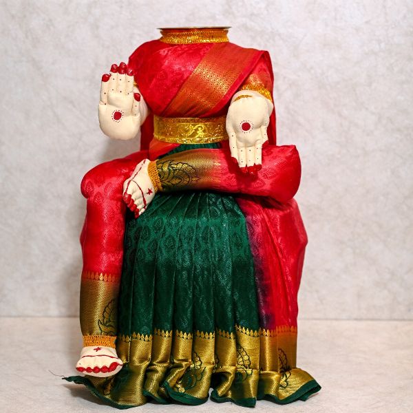 Varamahalakshmi Doll Jumbo 18 Inch(Random Colours)