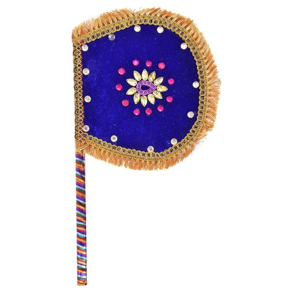 Wedding Velvet Kashi Yatra Set Blue (Random Designs)
