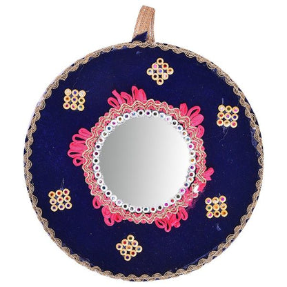 Wedding Velvet Kashi Yatra Set Blue (Random Designs)