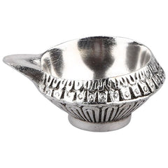 whitemetal Kuber diya metal