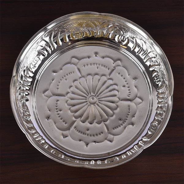 German silver Fancy Plate 7 Inch