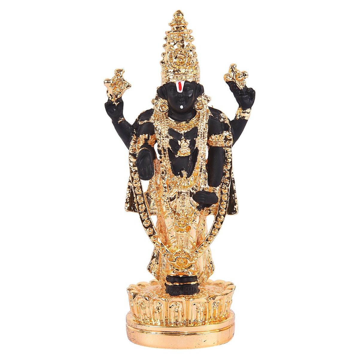 Gold Plated Balaji Idol Small