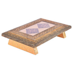 Golden Oxidized Chowki 7x10