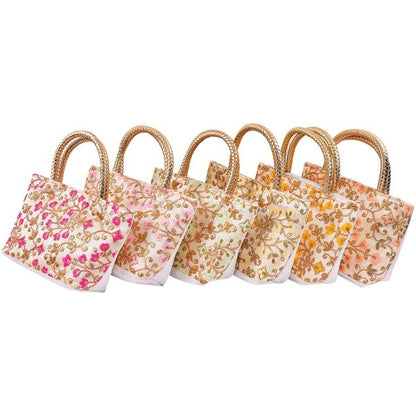 Hand Bag Embroidery Floral