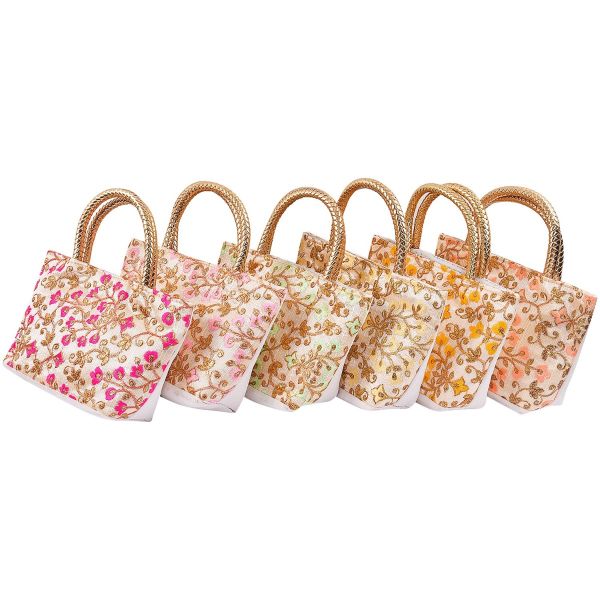 Hand Bag Embroidery Floral