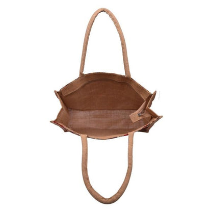 Jute Bag - Kalamkari Rural 13x16