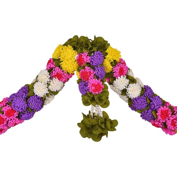 Kausthabha Sevanthi Doorset Multicolour