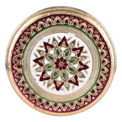 Minakari Phool Rangoli Box 7 Inch