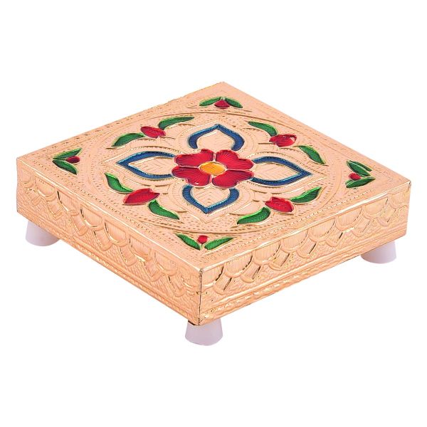 Minakari Pooja Chowki 3x3