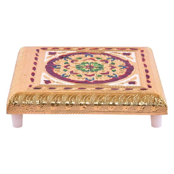 Minakari Pooja Chowki 6x6