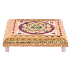 Minakari Pooja Chowki 6x6