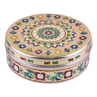 Minakari Rangoli Design Box 7 Inch