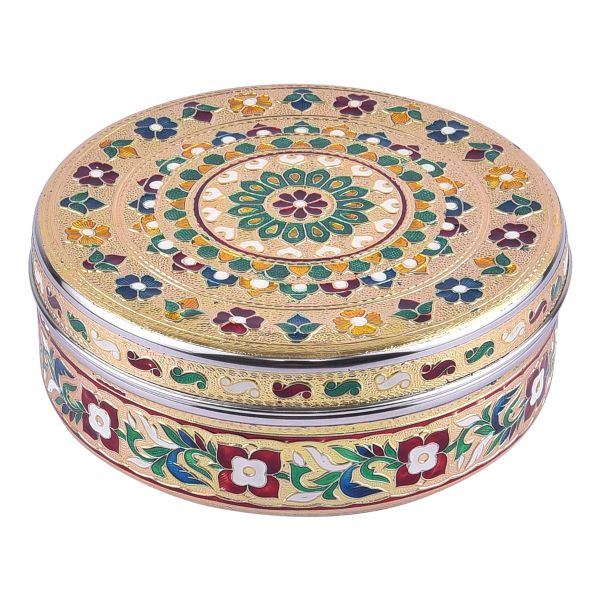 Minakari Rangoli Design Box 7 Inch