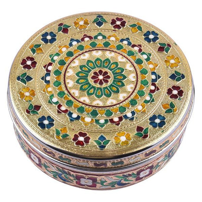 Minakari Rangoli Design Box 7 Inch
