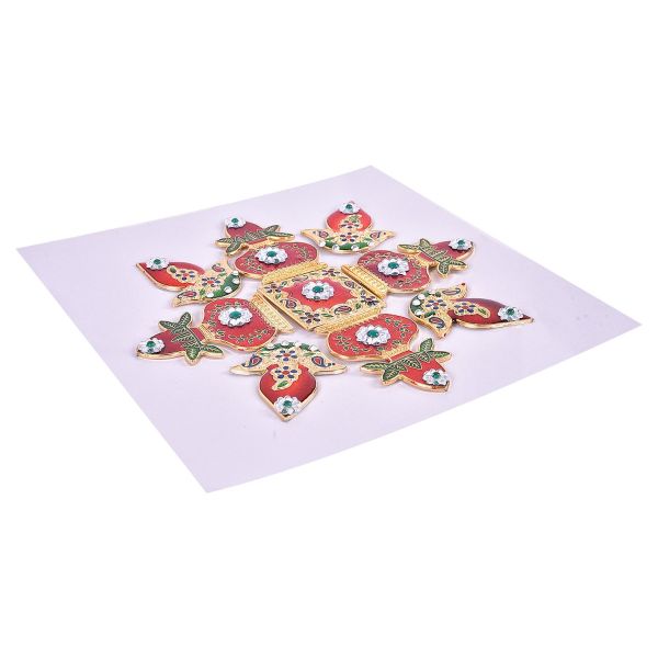 Minkari Rangoli Mangal kalash