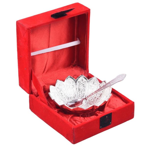 Silver plated kamal bowl 4