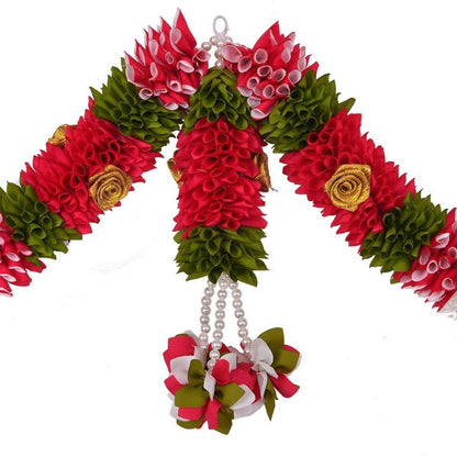 Sooraj Mukhi Doorset Toran Pink