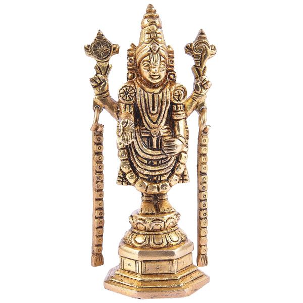 Sri Tirumala Venkateshwara statue Medium Brass