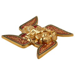 Swastik Ganesh Mina Gold