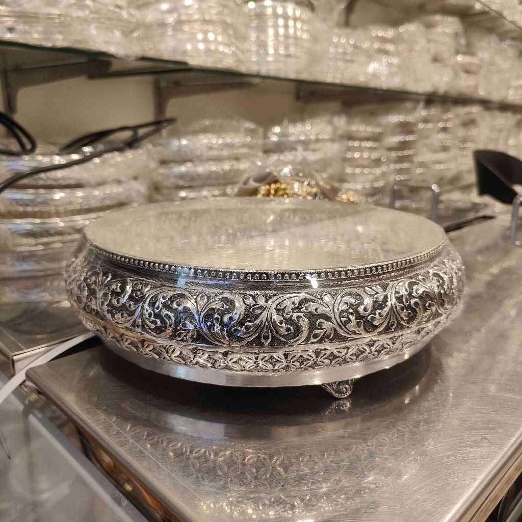 GS ANTIQ FLORAL PLATE 12