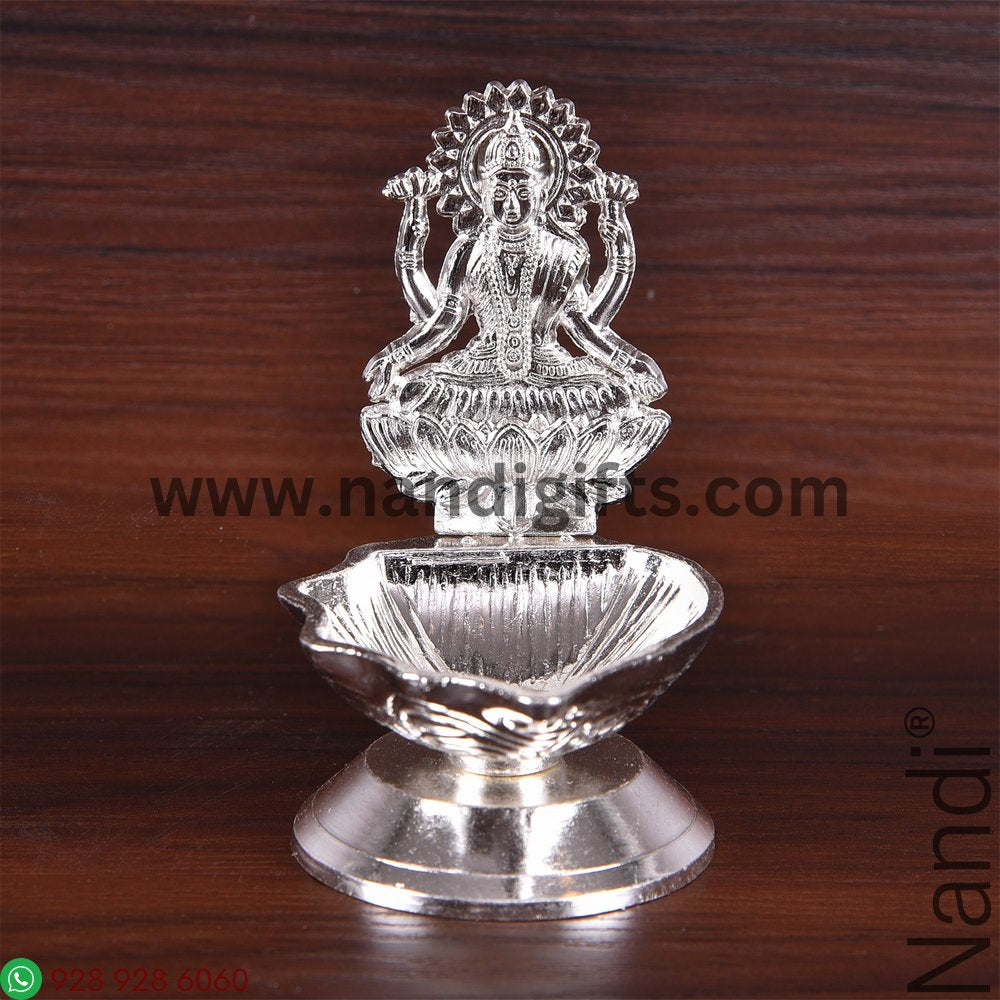 Lakshmi Diya Silver Plated