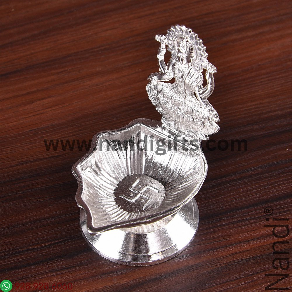 Lakshmi Diya Silver Plated