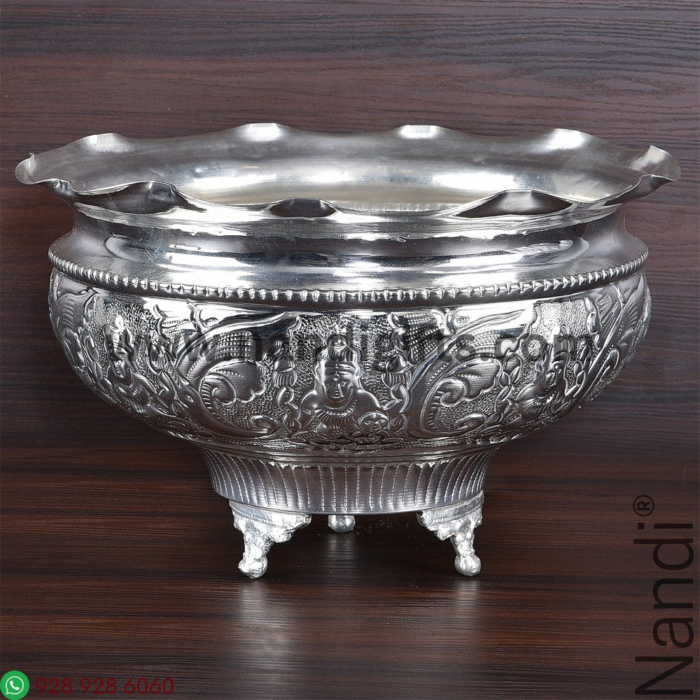 German Silver Astalakshmi Butti Jumbo