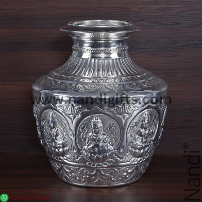 GERMAN SILVER ASTALAKSHMI KODAM BIG