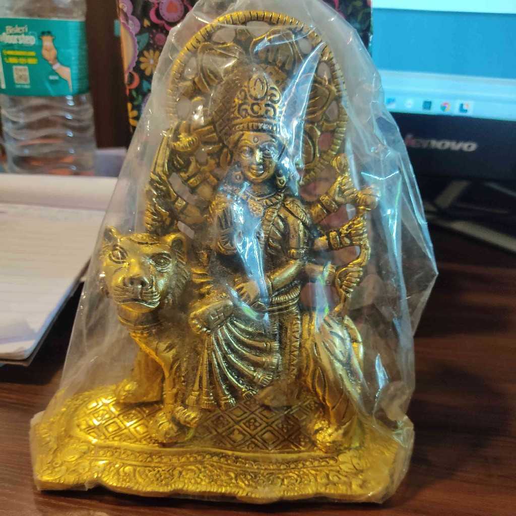 Shri Durga Maa Golden Antiq Medium