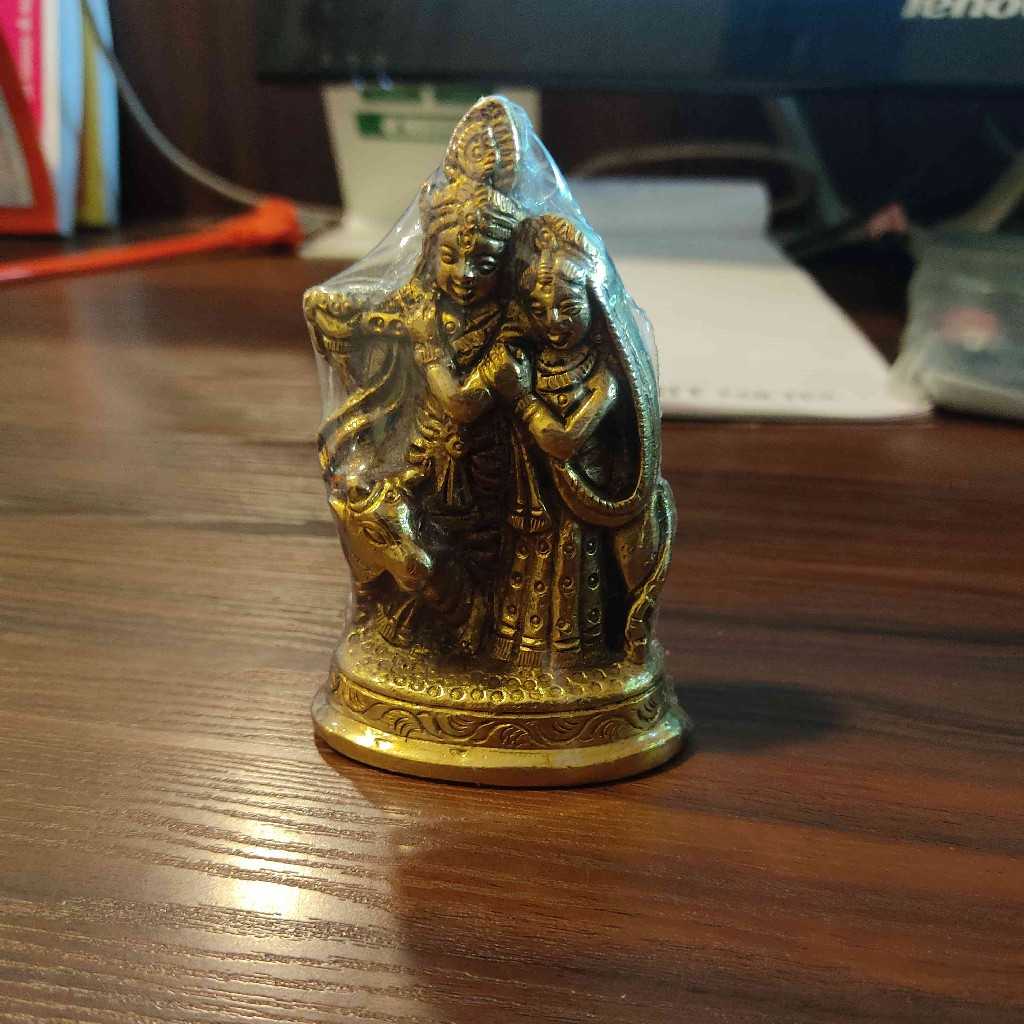 Brass Radha Krishna Idol