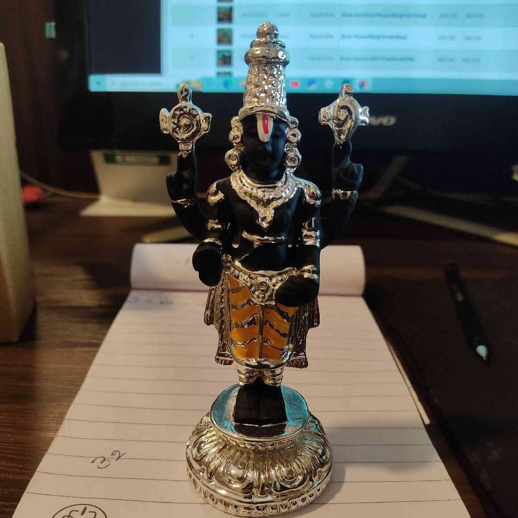 Silver Plated Balaji Black 6