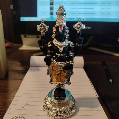 Silver Plated Balaji Black 6