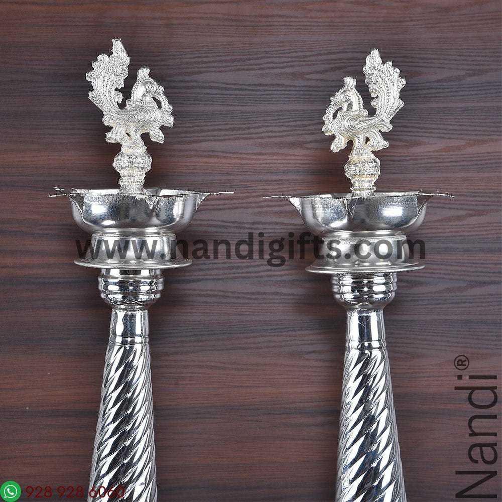 GS PEACOCK MDR DIYA PAIR