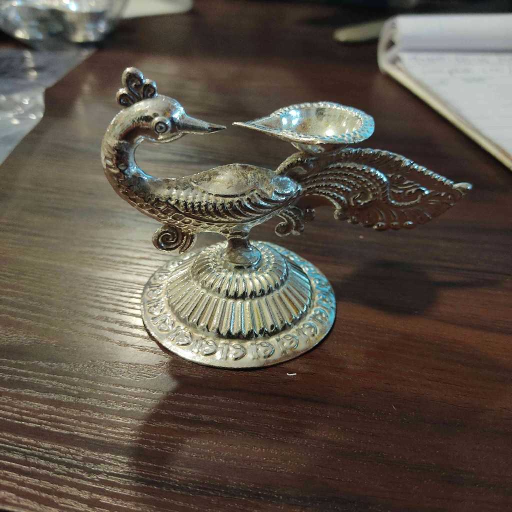 GS Peacock Diya