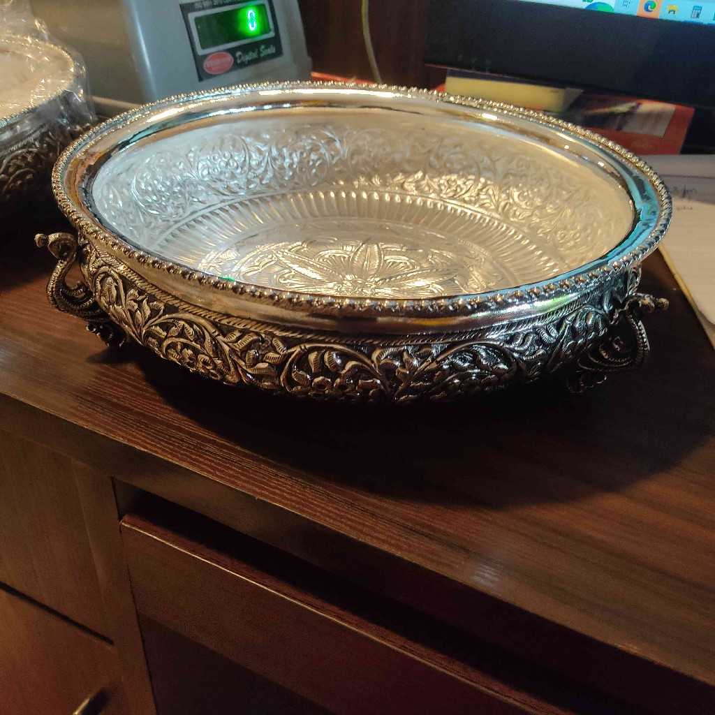 ANTIQ GS FLORAL PLATE 10