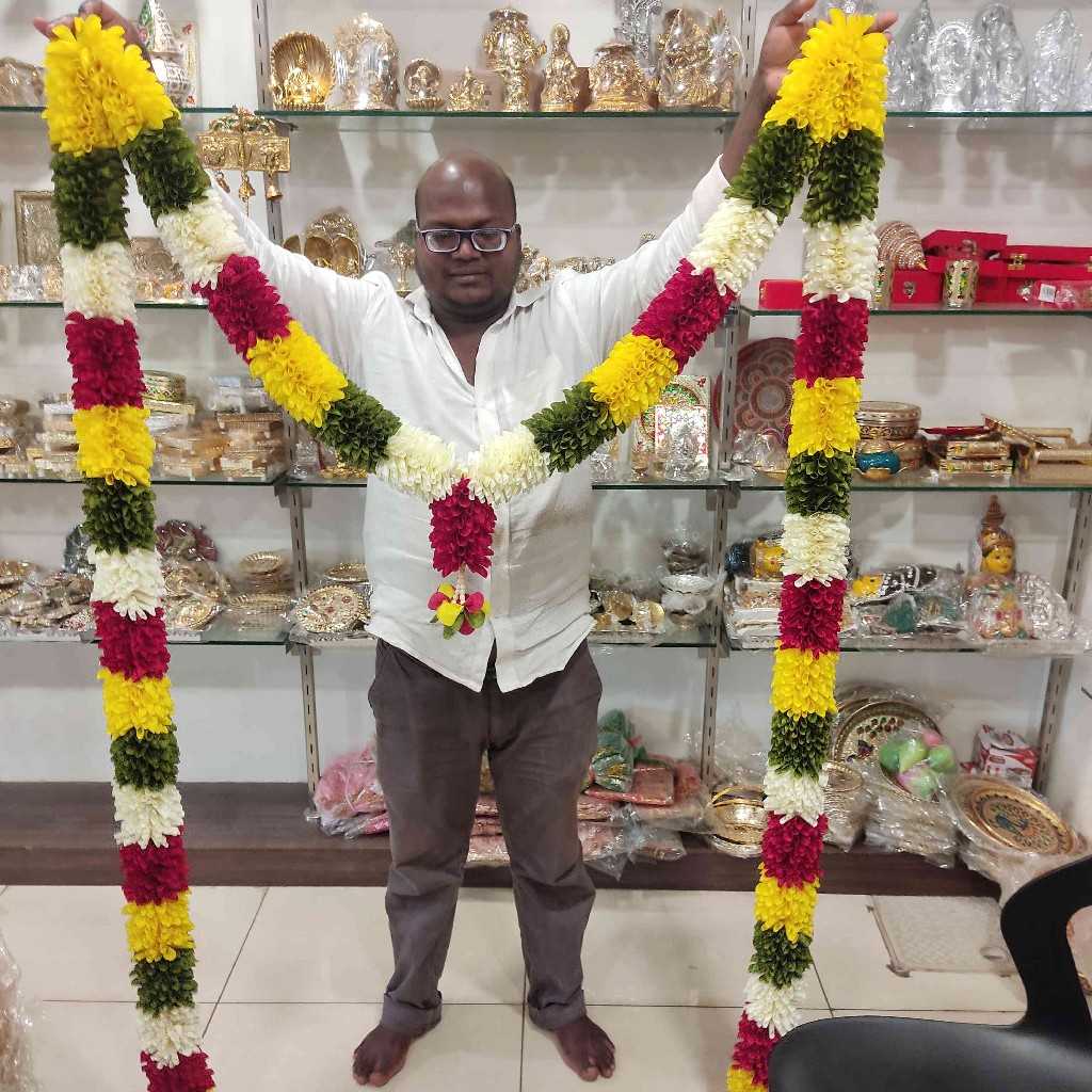 Multi Colour kadamba Door Set D fold