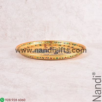 Minakari Pooja Thali Spl No 8