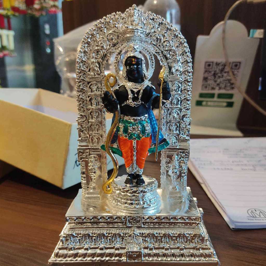 Silver Plated Ram Lalla Black