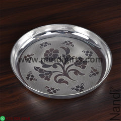 GS PLAIN FLOWER ENGRAVE PLATE 7