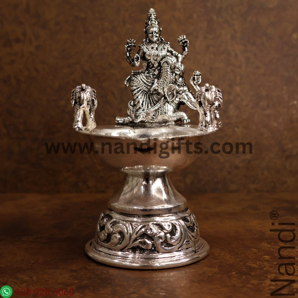 ANTIQ GS LAKSHMI DEEPA WITH ELEPHANTS 230