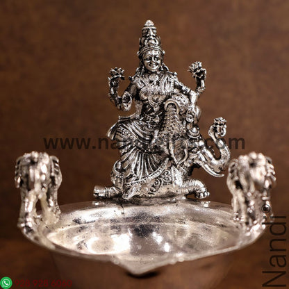 ANTIQ GS LAKSHMI DEEPA WITH ELEPHANTS 230